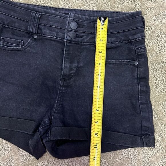 Blue Spice Juniors Size 1 Black Jean Shorts- SOFT!!! - Picture 7 of 10